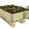 Gruner Jan Hochbeet-Rahmen Stapelbar Aus Holz 120X19X80Cm Natur