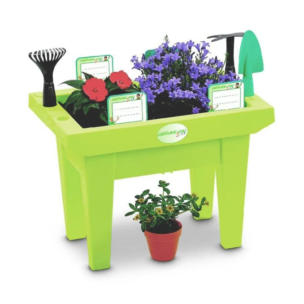Gruner Jan Junior Kinder-Hochbeet Mit Zubehör 43X31X27,5Cm