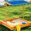 Gruner Jan Junior Sandkasten Aus Holz Mit Dach