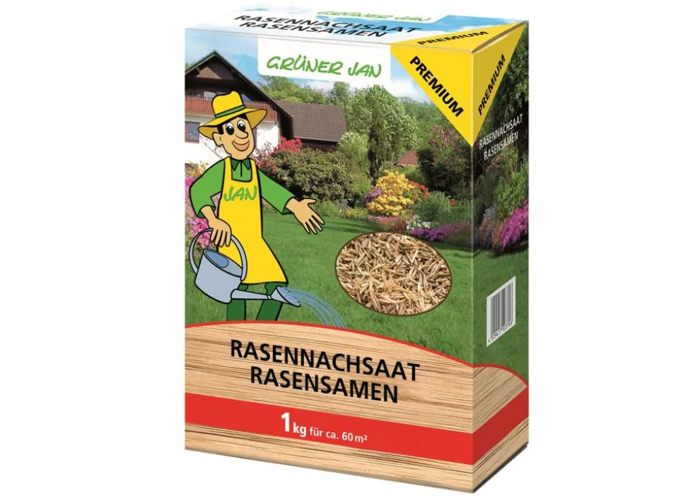 Gruner Jan Rasensamen Rasennachsaat Premium 1Kg