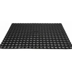 Gummi-Fusmatte 80X60Cm Schwarz