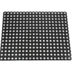 Gummi-Fusmatte 80X60Cm Schwarz