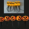 Halloween Led-Gartenstecker Mit Timer 5 Leds Warmweis