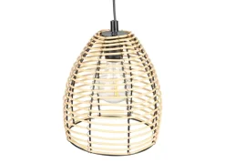 Hangeleuchte In Rattanoptik 16X18Cm