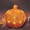 Herbstdeko Mit 24 Leds Warmweis Kurbis