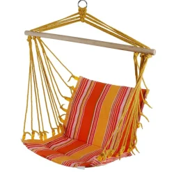 Hängesessel Orange-Gelb/Gestreift