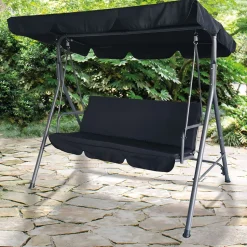 Hollywoodschaukel 2-Sitzer 170X153X110Cm Anthrazit