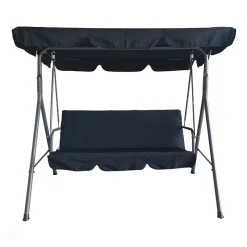 Hollywoodschaukel 2-Sitzer 170X153X110Cm Anthrazit