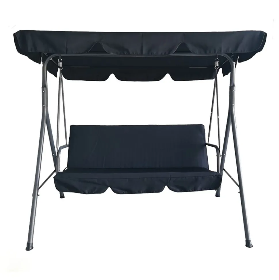 Hollywoodschaukel 2-Sitzer 170X153X110Cm Anthrazit