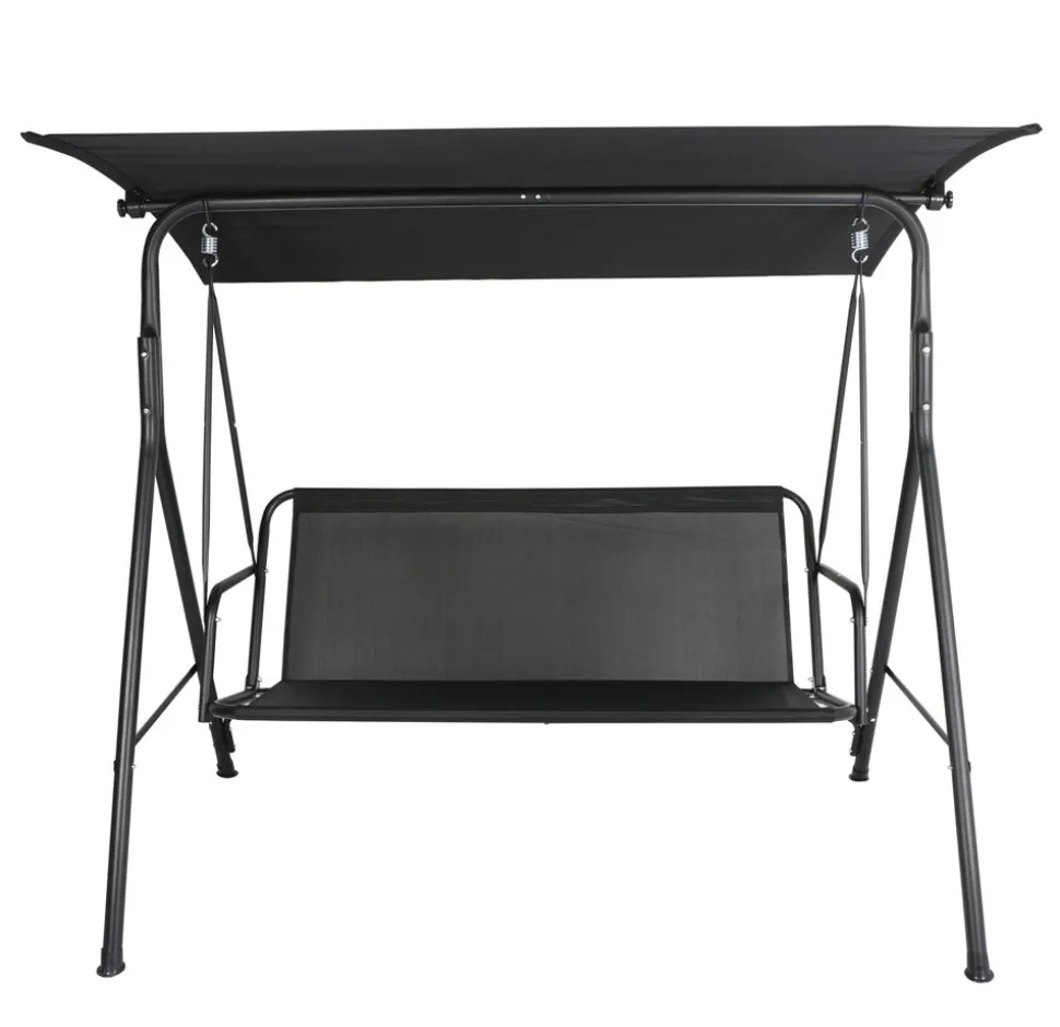 Hollywoodschaukel 170X110X153Cm Anthrazit
