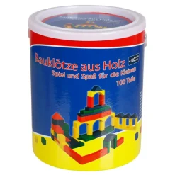 Holzbauklotze Bunt 100 Stuck