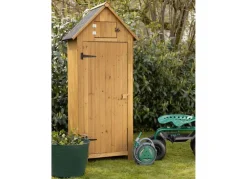 Holz-Gartenschrank 179Cm Natur