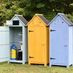 Holz-Gartenschrank 179Cm Natur