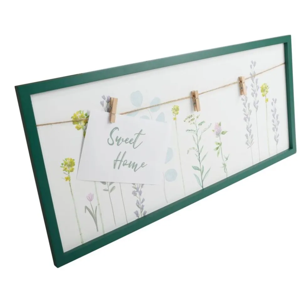 Holz-Memoboard Blumenprint
