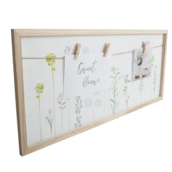 Holz-Memoboard Blumenprint