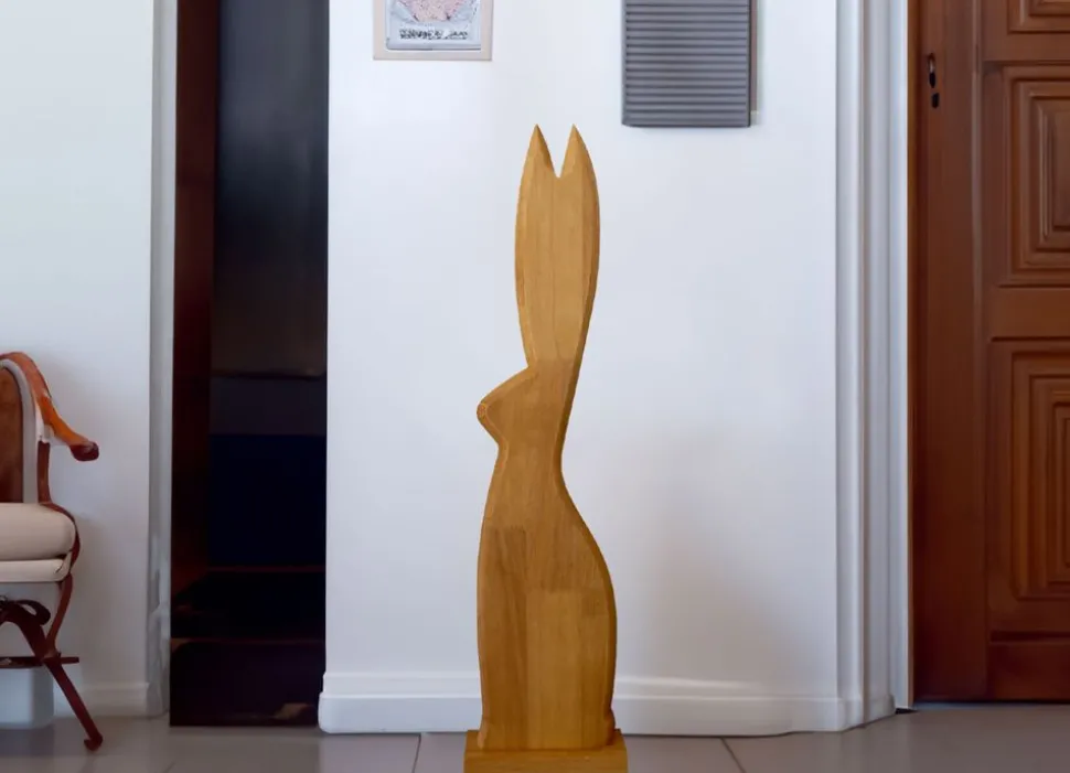 Holz-Osterhase Gros 75Cm