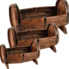 Holz-Pflanzfasser 3Er-Set