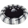 Hundebett Rund Mit Pfoten-Aufdruck Grose S 60Cm