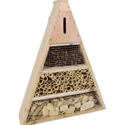 Insektenhotel Aus Holz 31X39X8Cm