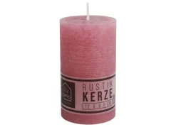 Kerze Rustikal 68X120Mm Altrosa