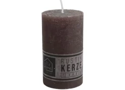 Kerze Rustikal 68X120Mm Anthrazit
