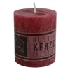 Kerze Rustikal 68X80Mm Beere
