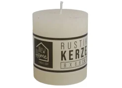 Kerze Rustikal 68X80Mm Champagner