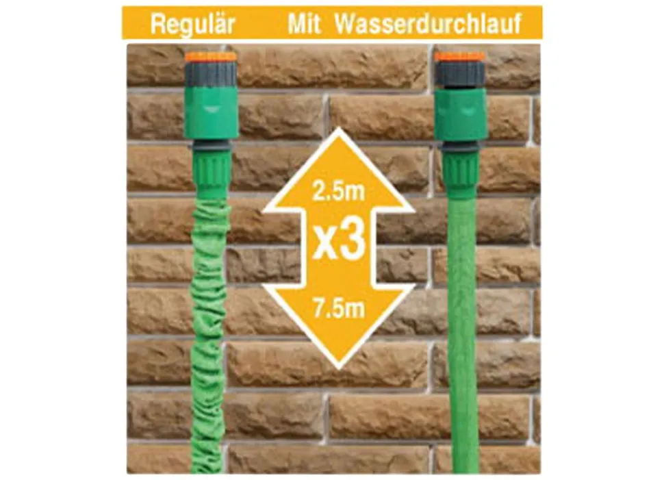 Kinzo Flexi Gartenschlauch-Set 5-10M