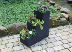 Kubus Treppentopf 59X27Cm Anthrazit