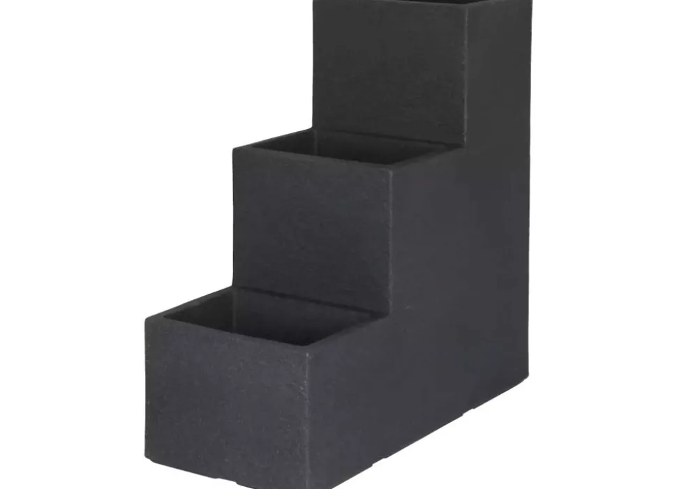 Kubus Treppentopf 59X27Cm Anthrazit
