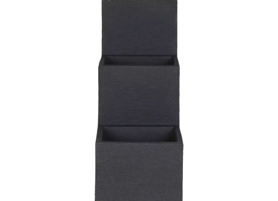 Kubus Treppentopf 59X27Cm Anthrazit