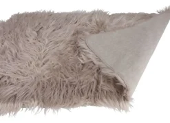 Kunstfellteppich 90X60Cm Taupe