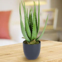 Kunstliche Aloe Vera Im Topf 45Cm