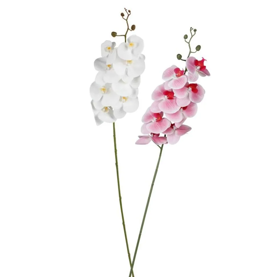Kunstliche Orchideenrispe Mit 8 Bluten 103Cm