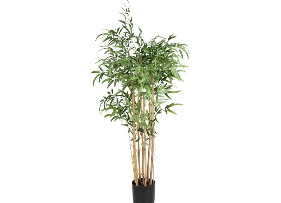 Kunstliche Xxl Bambuspflanze Im Topf 120Cm