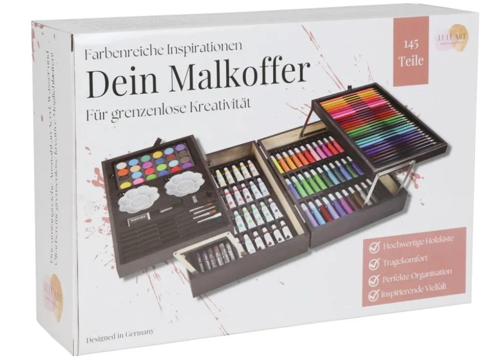 Kunst- Und Malkoffer 145-Teilig
