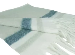 Kuscheldecke Mit Fransen 130X150Cm Graugrun