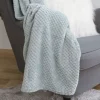 Kuscheldecke Mit Waffelmuster 150X200Cm Grungrau