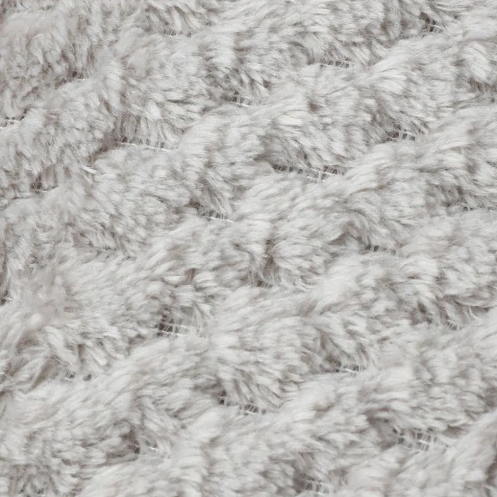 Kuscheldecke Mit Waffelmuster 150X200Cm Grau