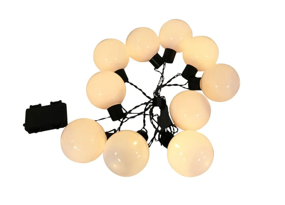 Led-Kugel-Lichterkette Mit Timer 5M Warmweis