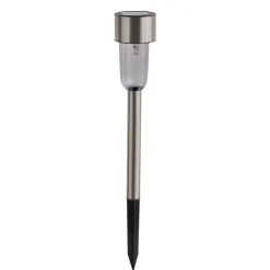 Led-Solar-Gartenleuchte Aus Edelstahl 37Cm