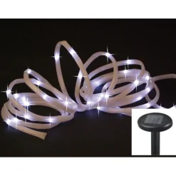 Led-Solarlichtschlauch 50 Leds Kaltweis