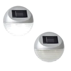 Led-Solar-Zaunlicht Kaltweis