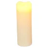 Led-Wachskerze Mit Timer 7X20Cm Elfenbein