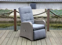 Loungesessel 61,5X107X70Cm 2Er-Set Anthrazit