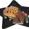Metall-Dekotablett Stern 36Cm Schwarz