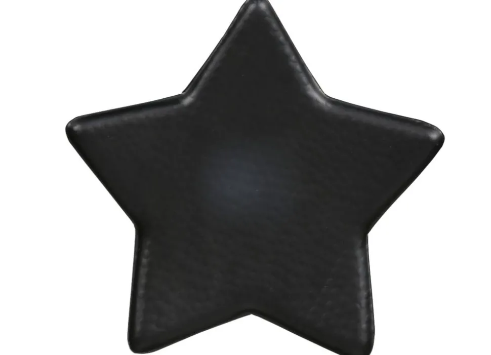 Metall-Dekotablett Stern 36Cm Schwarz