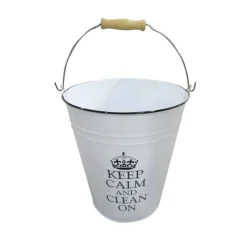 Metall-Eimer Keep Calm 10 Liter