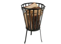 Metall-Feuerkorb 34X35Cm Schwarz