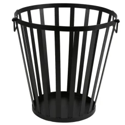 Metall-Feuerkorb 34X35Cm Schwarz